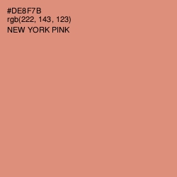 #DE8F7B - New York Pink Color Image